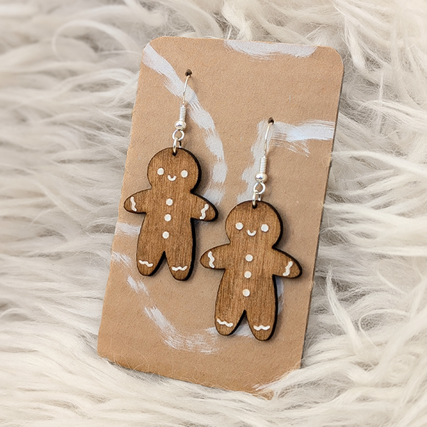 Gingerbread Man Earrings | margindrawings