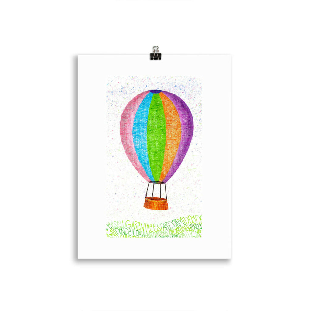 Flying over Fields PRINT