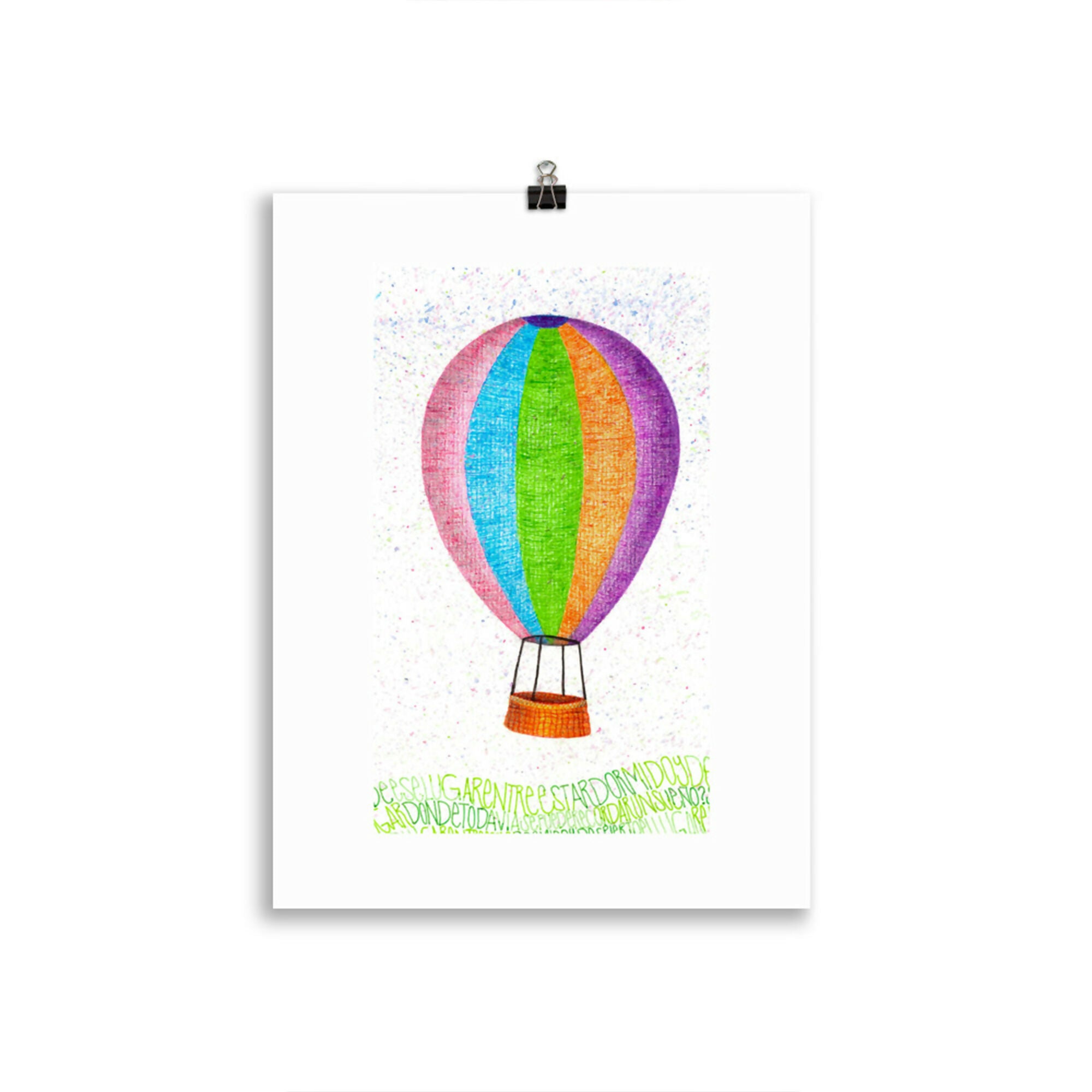 Flying over Fields PRINT