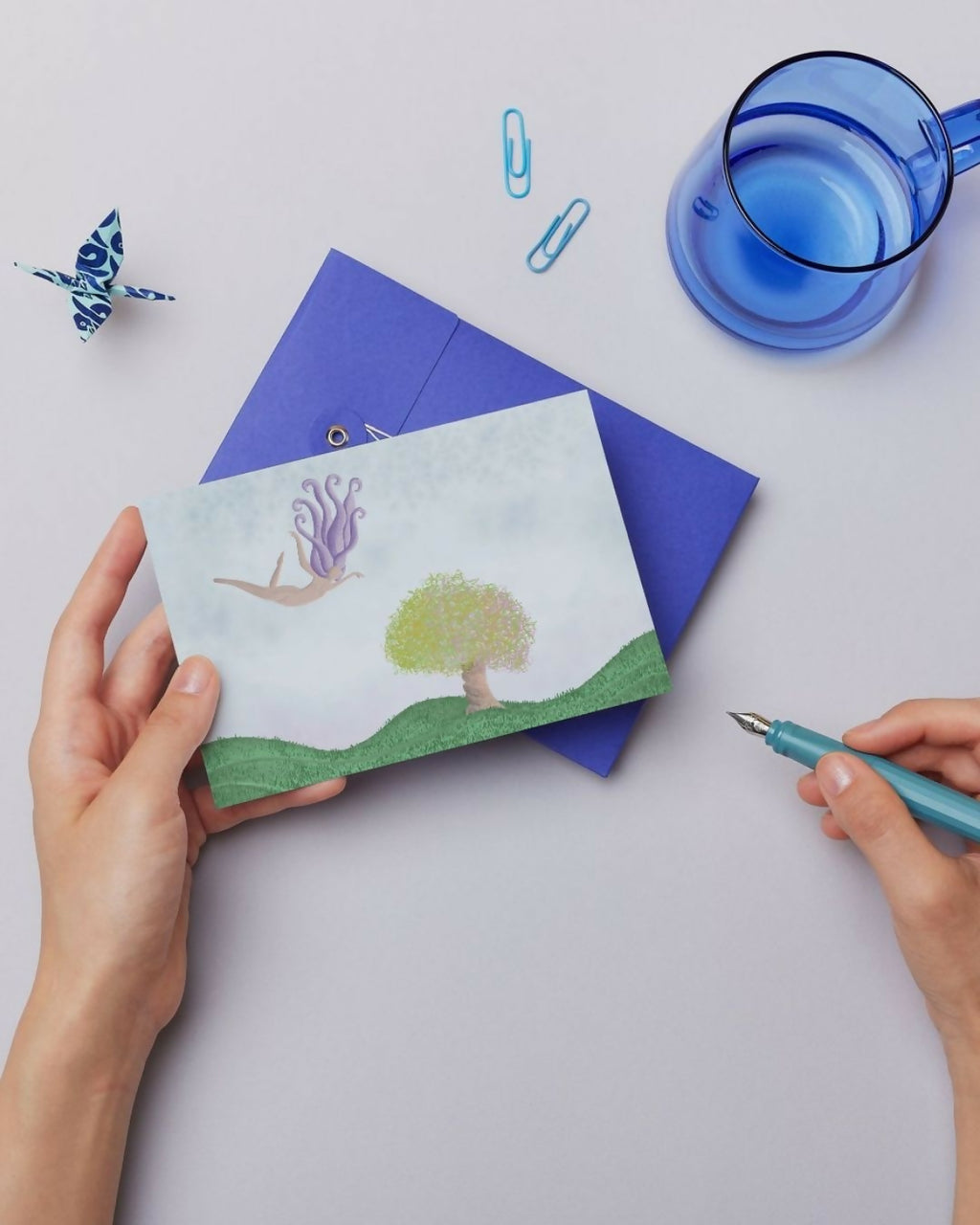 Muse Purple POSTCARD