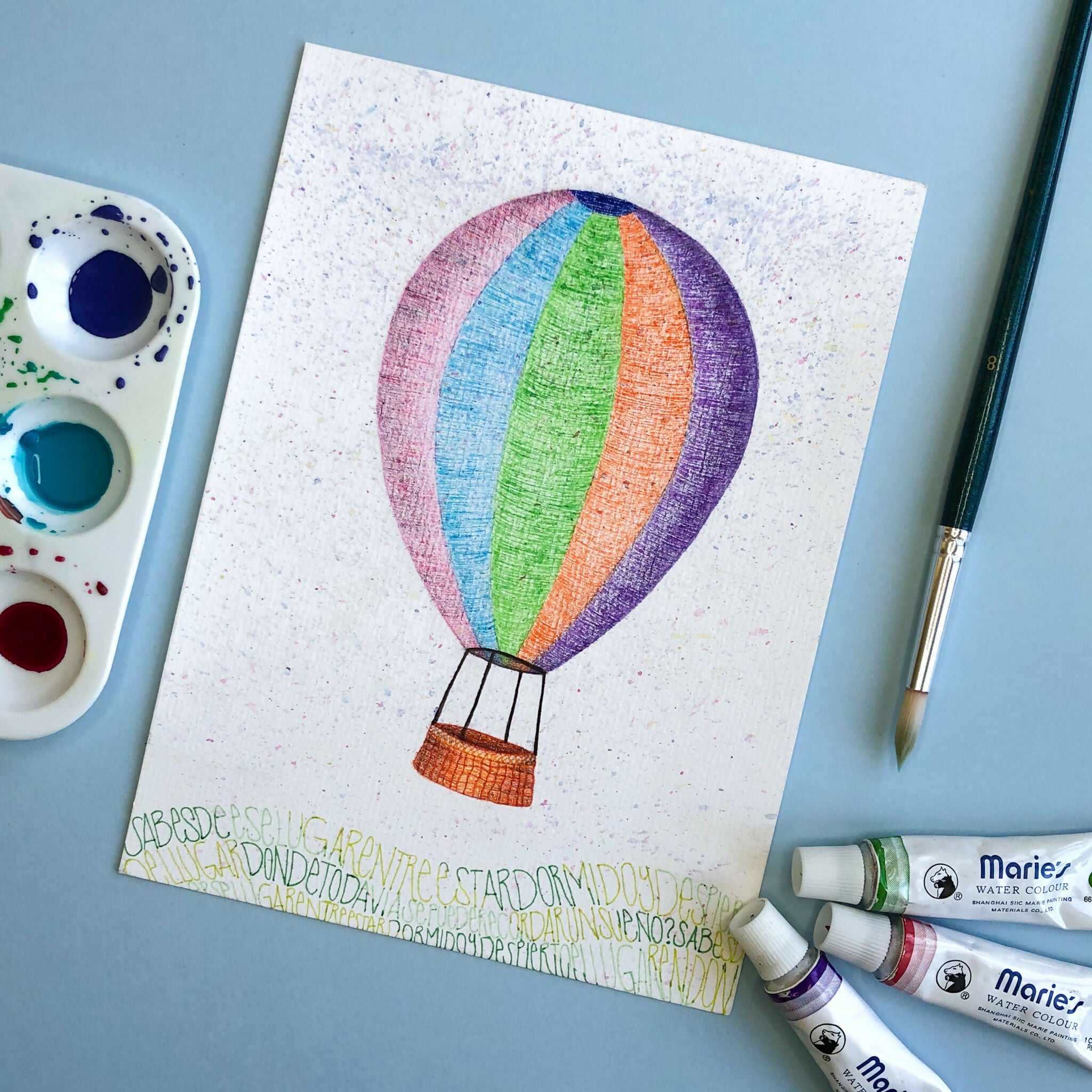 Flying over Fields PRINT