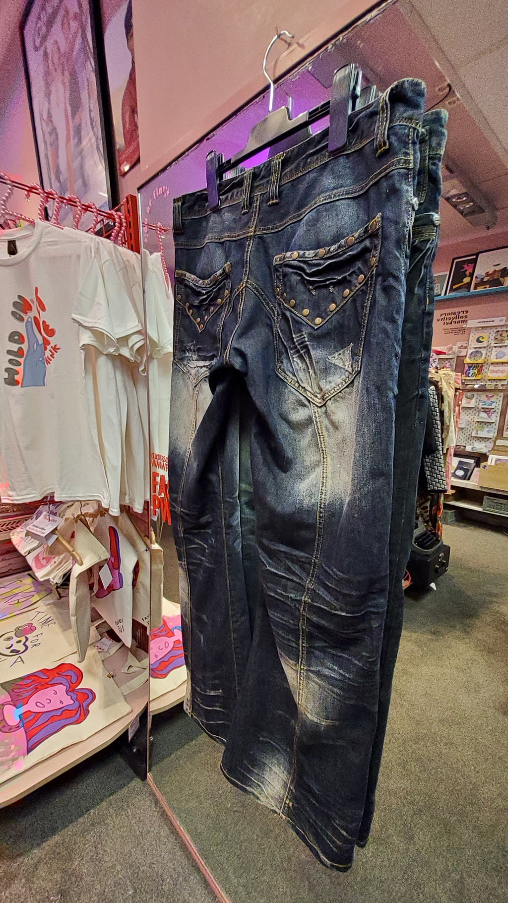 Y2k vibes studs pants