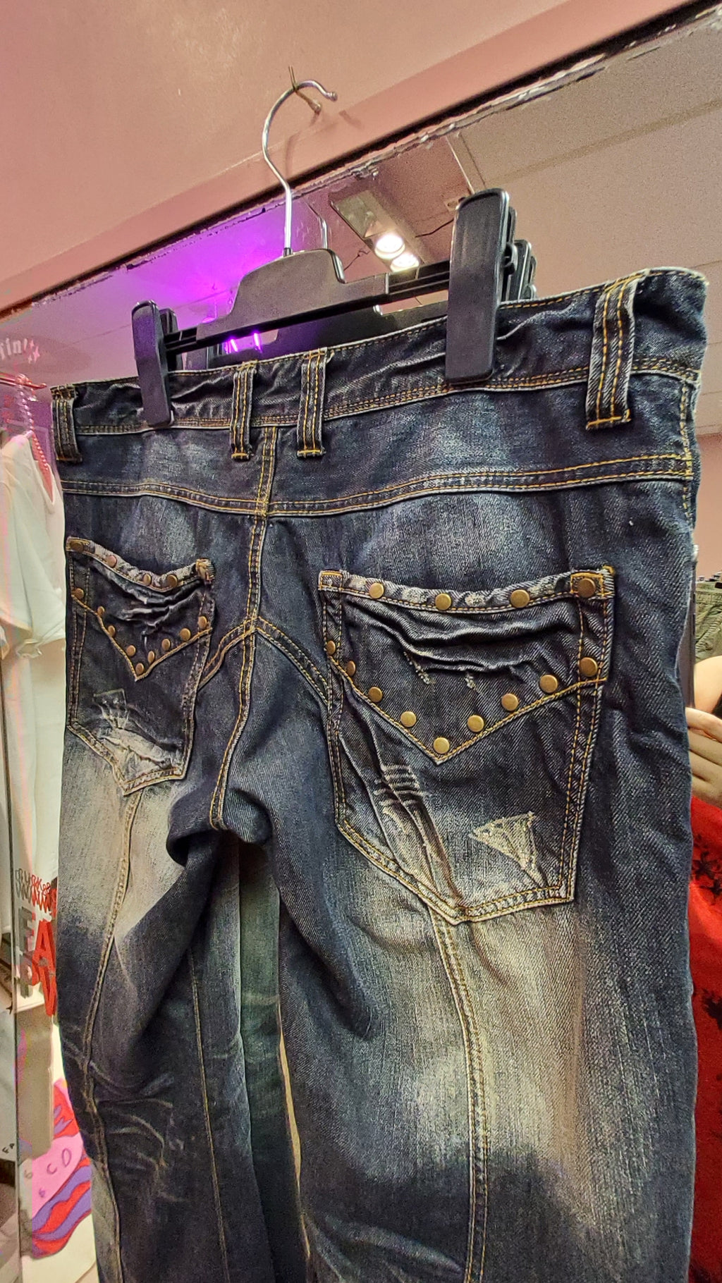 Y2k vibes studs pants
