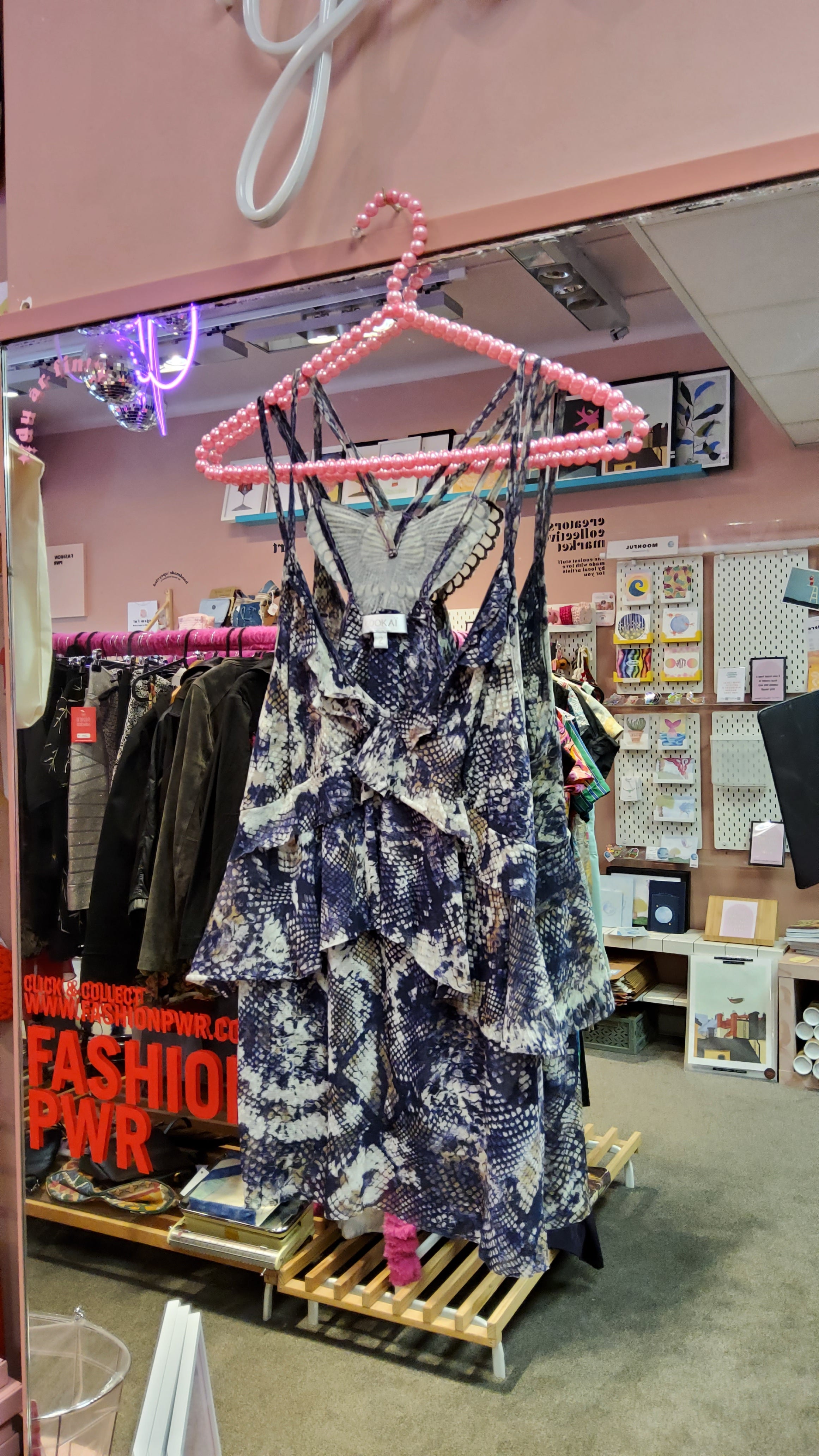 Kookai patterned butterfly detail top