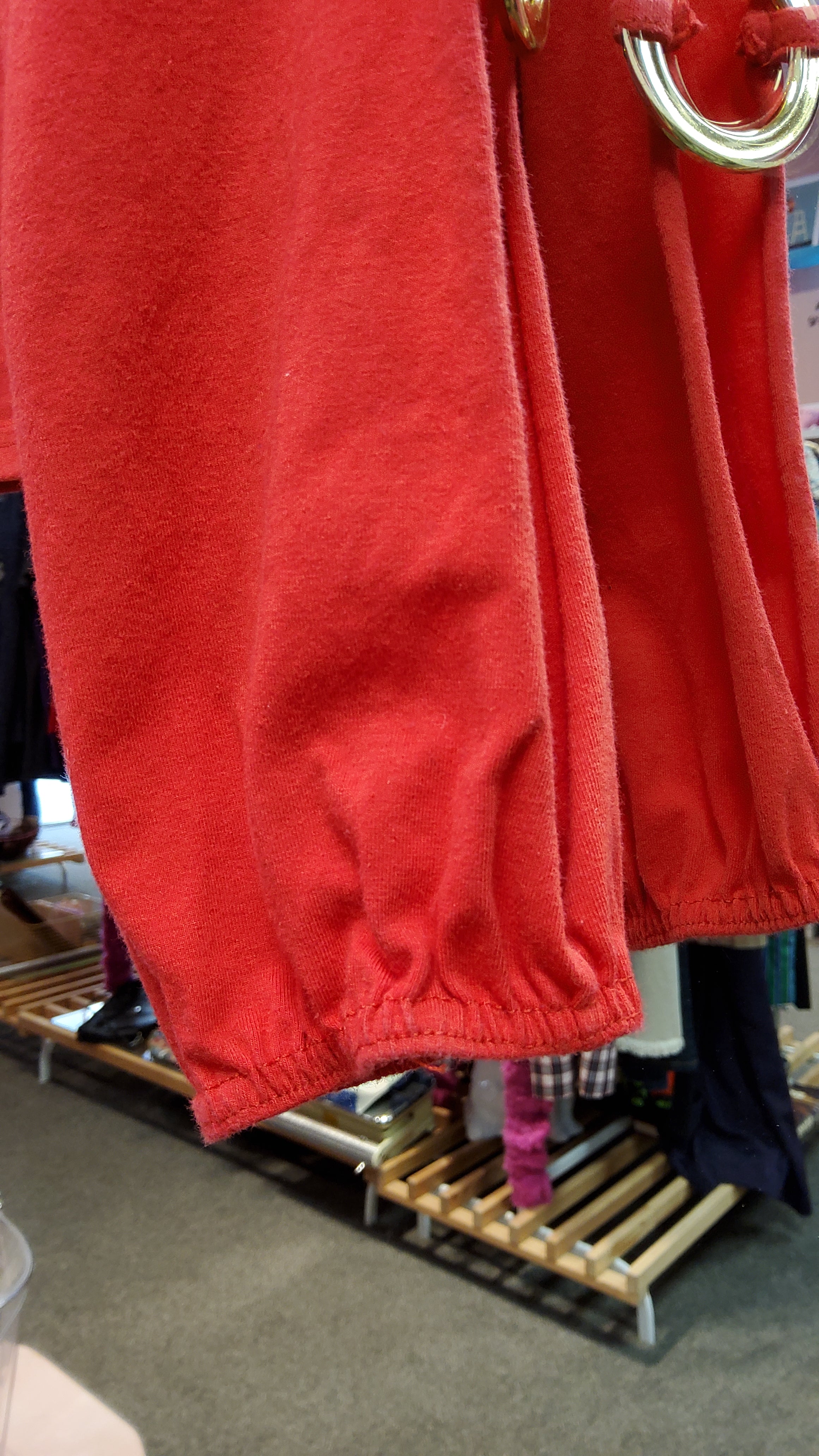 Y2K vibes Miss Lisa red top with golden details