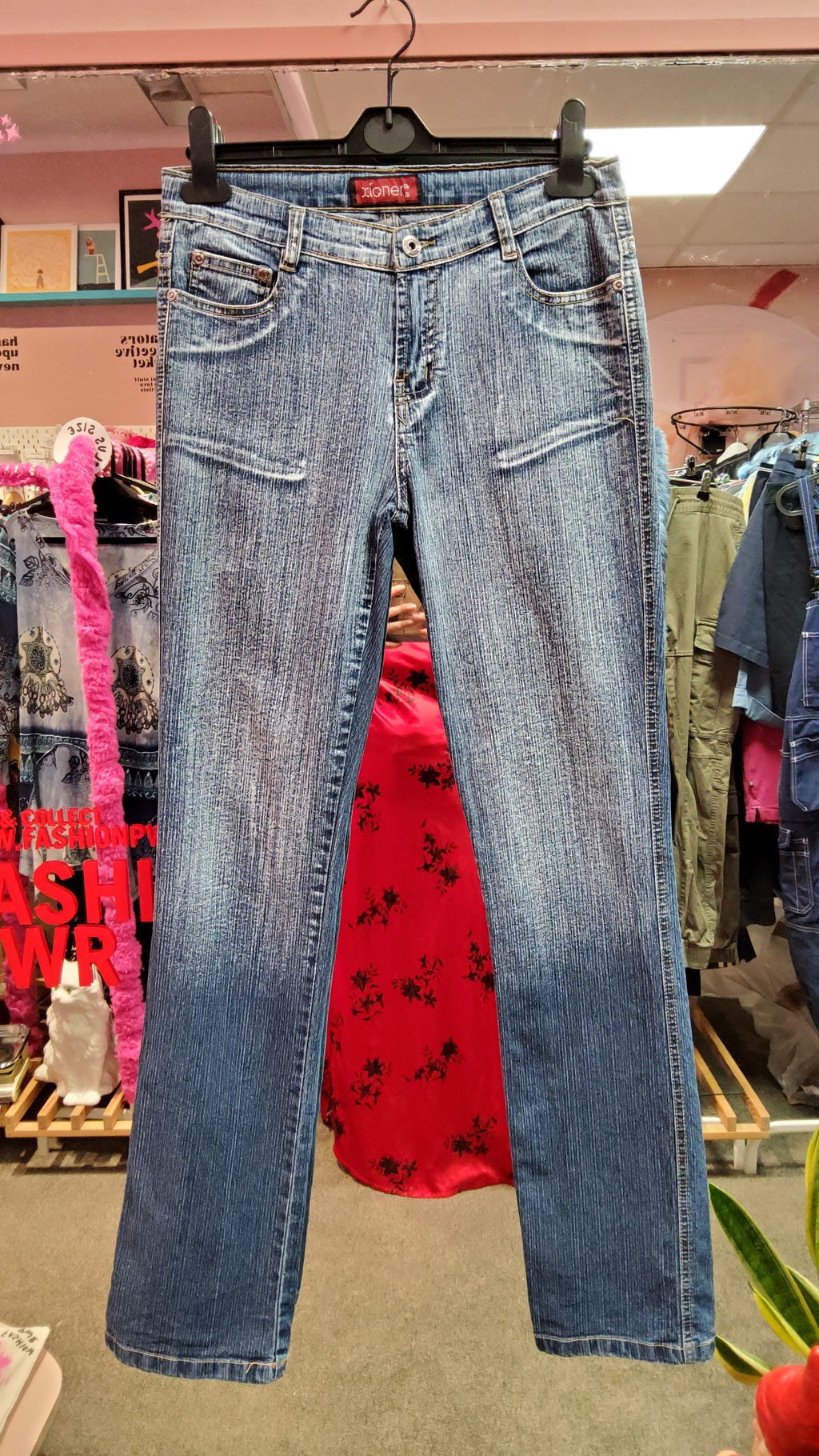Washed out pants