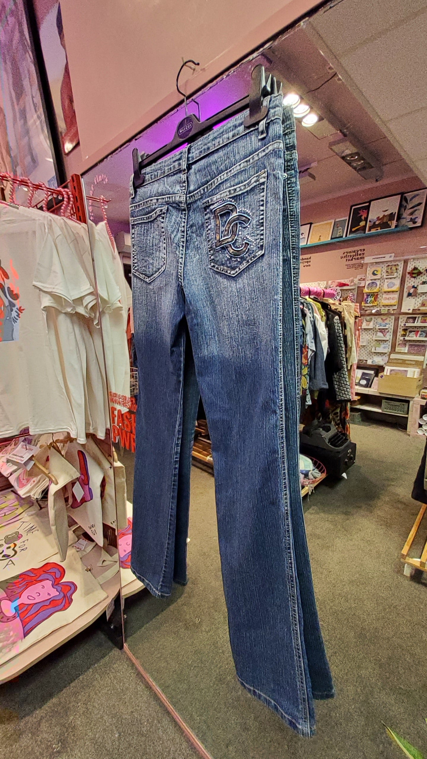 Washed out pants