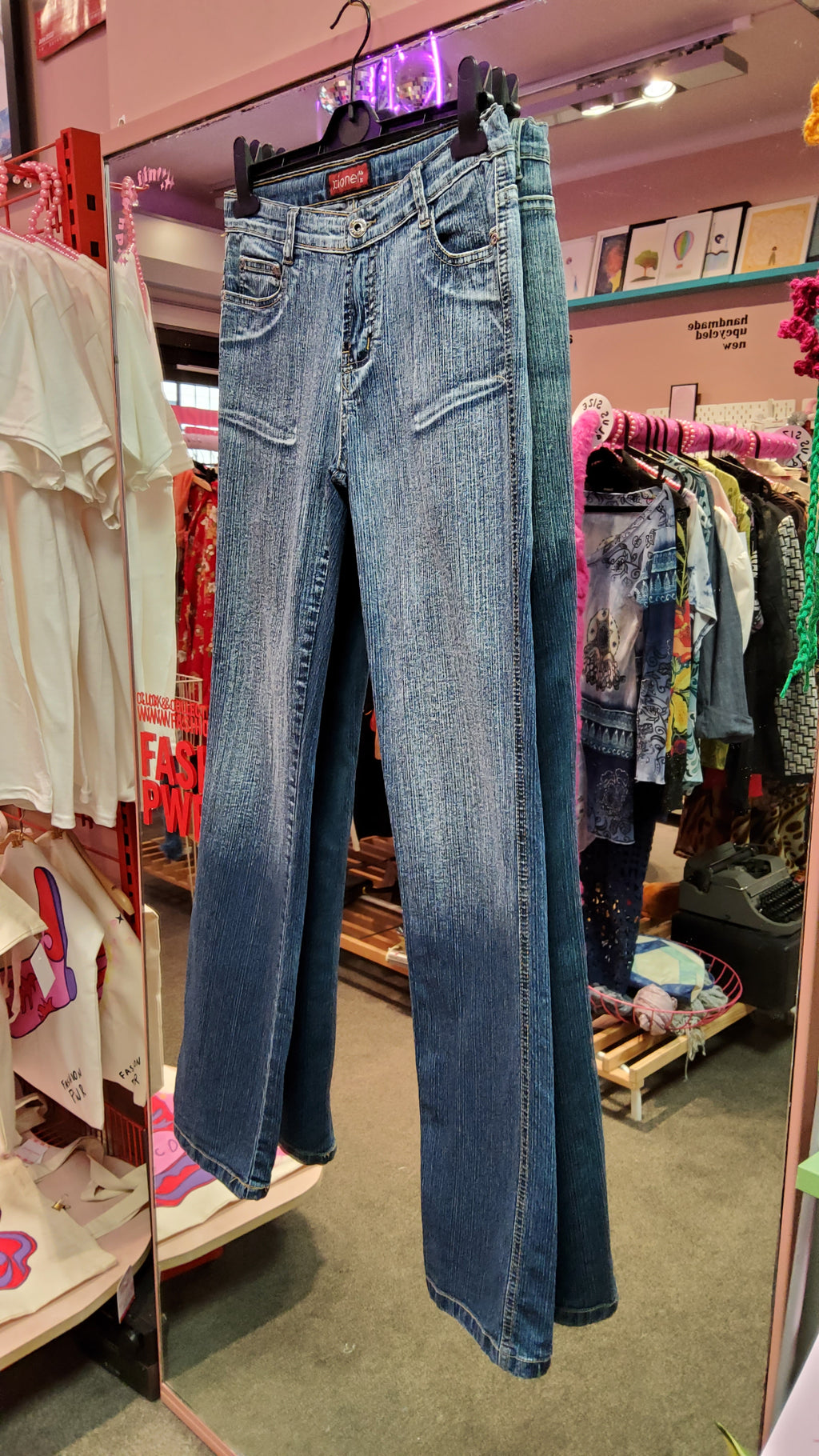 Washed out pants