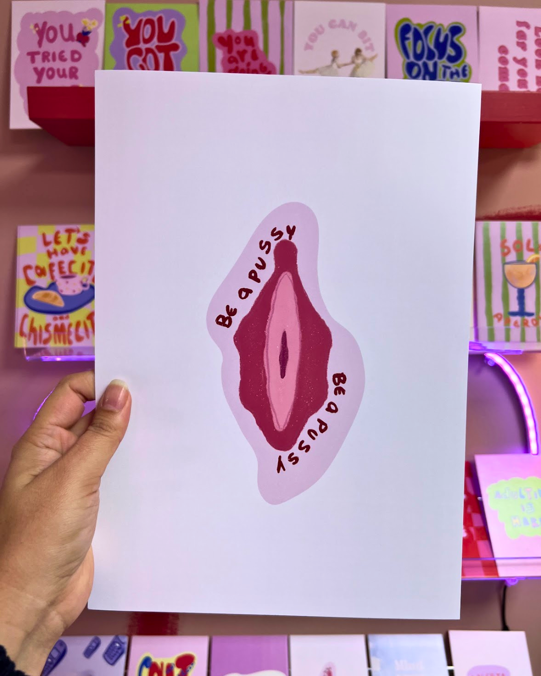 Be a puss# Poster & Postcard